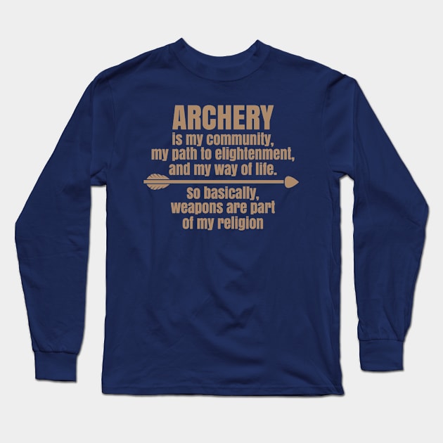 Archery Long Sleeve T-Shirt by Teamtsunami6